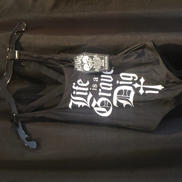 NWT - Killstar Swim Grave One Piece - Picture 5 of 5